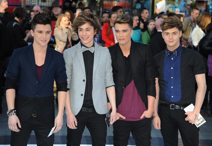 Union J: JJ Hamblett, Jaymi Hensley, Josh Cuthbert y George Shelley