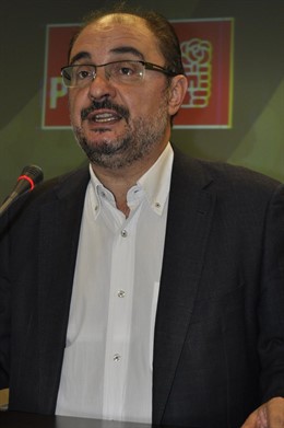 Javier Lambán, secretario general del PSOE-Aragón