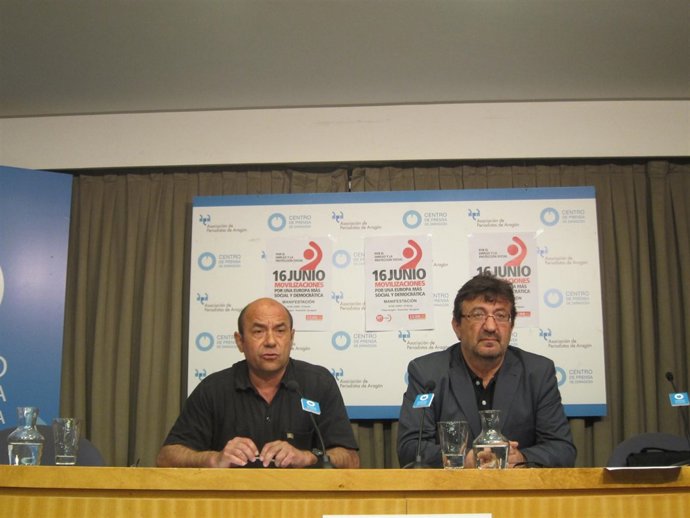 Los sindicatos presentan las movilizaciones de este domingo.