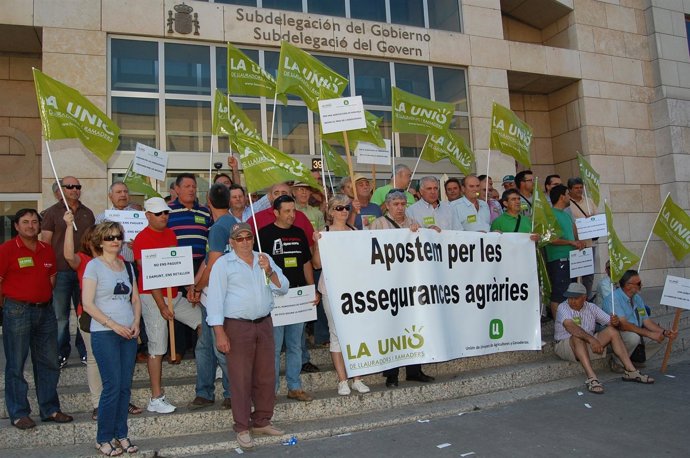 Concentración de La Unió en Valencia