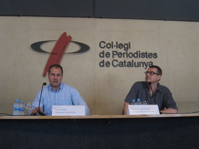 David Riba y Franck Granados, de Apartur (apartamentos turísticos)