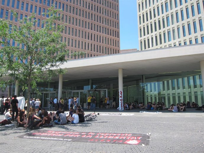 Concentración de apoyo a los acusados del 29M