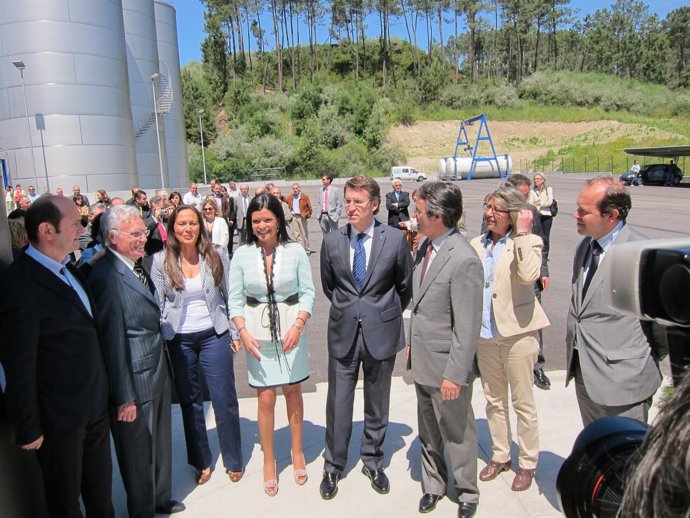 Alberto Núñez Feijóo en un acto en Mos.