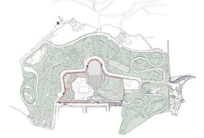  Zona Monumental Del Parque Güell Que Será Regulada