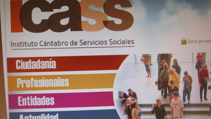 Web Instituto Cántabro De Servicios Sociales (ICASS)