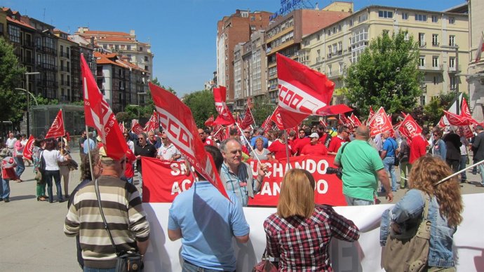 Concentración por una Europa "más social" en Santander
