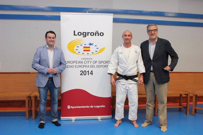 Deportistas del 'Pedro Fernández' se suman a Logroño Ciudad Europea del Deporte