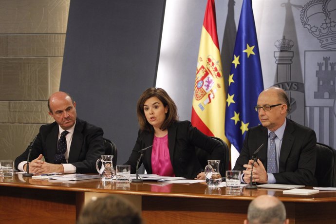 Santamaría, Montoro y De Guindos