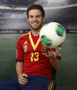 El jugador de la selección española Juan Mata
