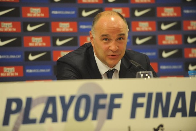 Pablo Laso, entrenador del Real Madrid            