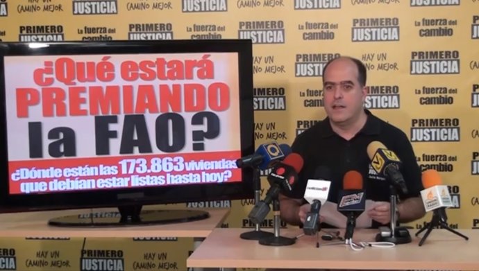 Julio Borges, diputado Primero Justicia, Venezuela