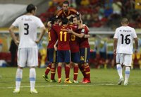 Fútbol/Confederaciones.- Los de Del Bosque se exhiben para debutar con victoria 