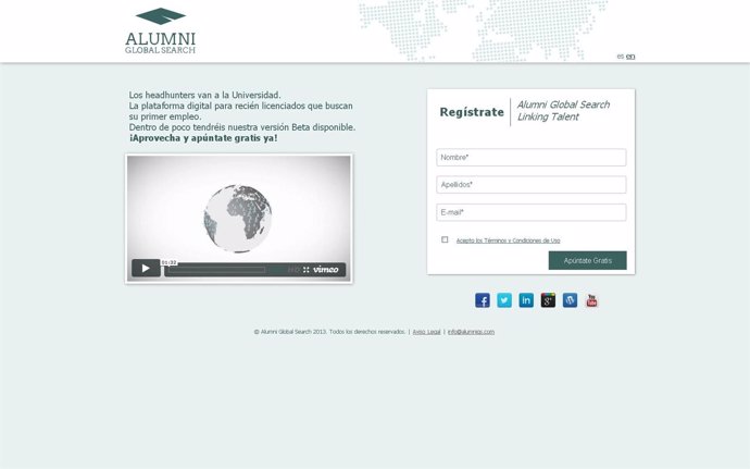 Plataforma digital Alumni Global Search