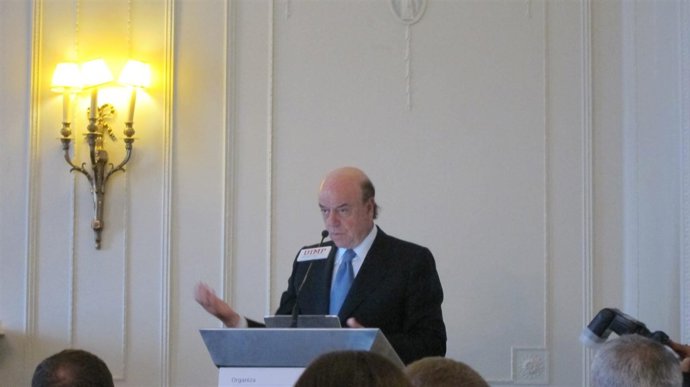 El presidente de BBVA, Francisco González