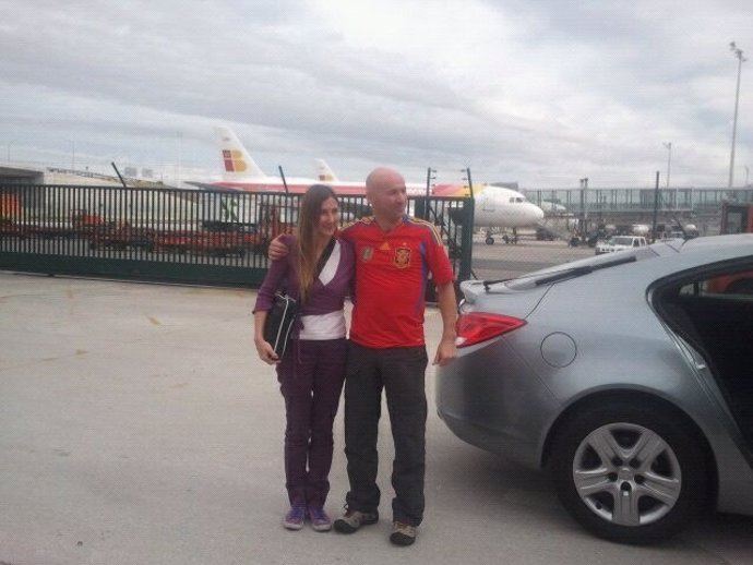 Los dos turistas españoles que fueron secuestrados en Colombia llegan a Madrid