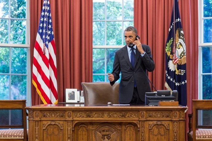 Barack Obama, en el Despacho Oval