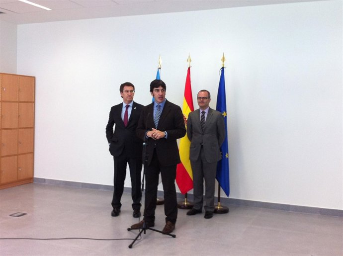 Feijóo habla de plurilingüísmo en el IES de O Milladoiro