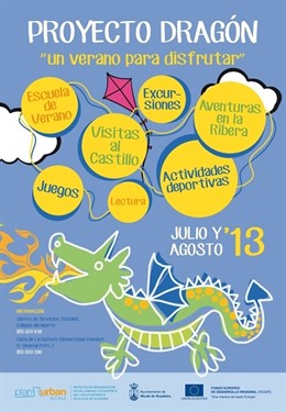 Cartel anunciador del Proyecto Dragón. 