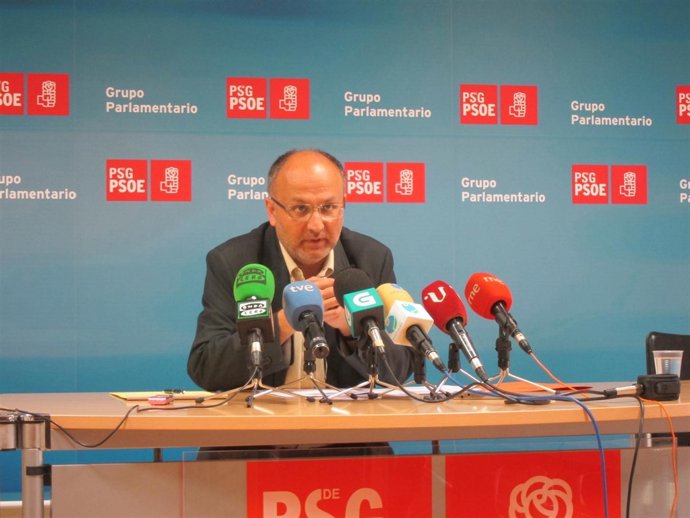 El portavoz parlamentario del PSdeG, Abel Losada