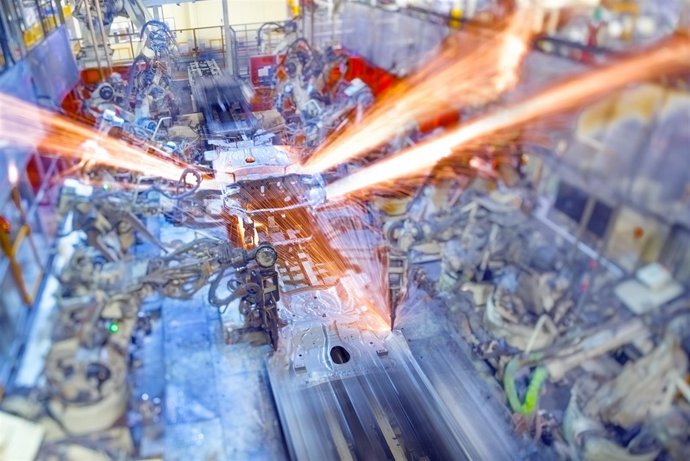 Producción de un modelo de Toyota