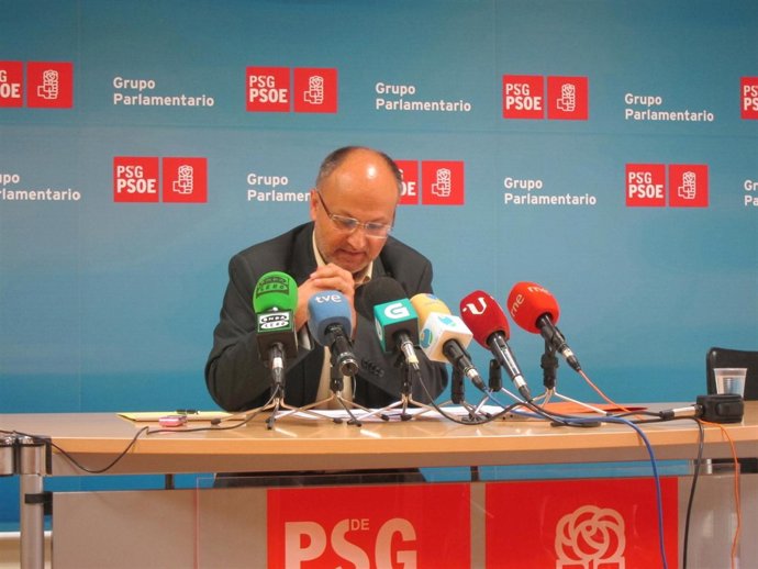 El portavoz parlamentario del PSdeG, Abel Losada