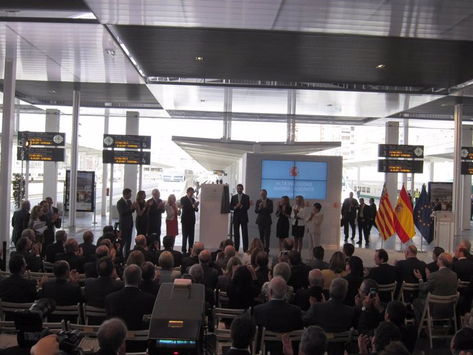 Inauguración del AVE Madrid a Alicante