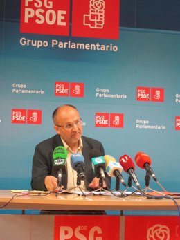 El portavoz parlamentario del PSdeG, Abel Losada