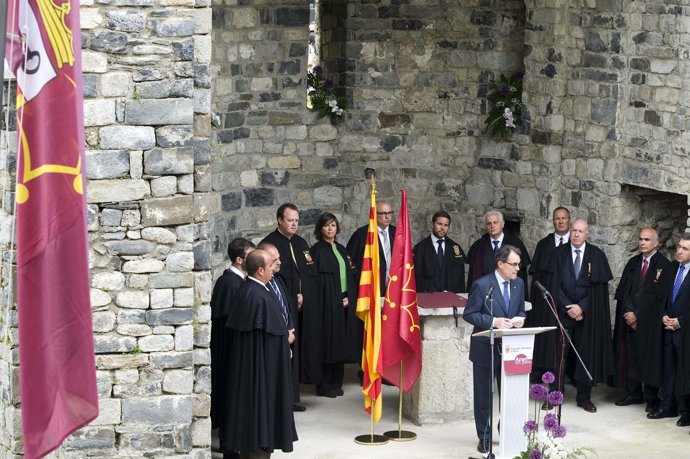 Artur Mas, en la conmemoración de los 700 años de la 'Querimònia'
