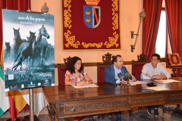 Presentación de la campaña publicitaria por la 'Saca de Yeguas'. 