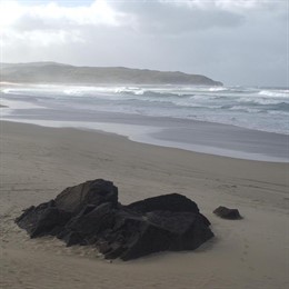 playa a coruña galicia