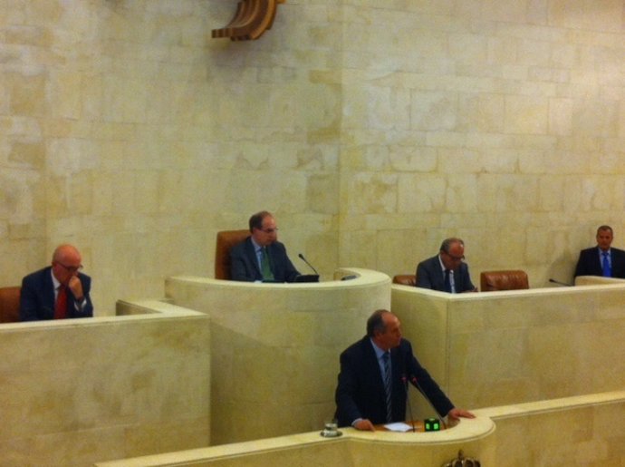 Javier Fernández en el Pleno