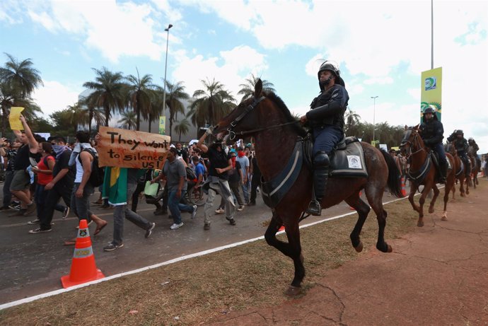 Protestas Brasil Copa Confederaciones