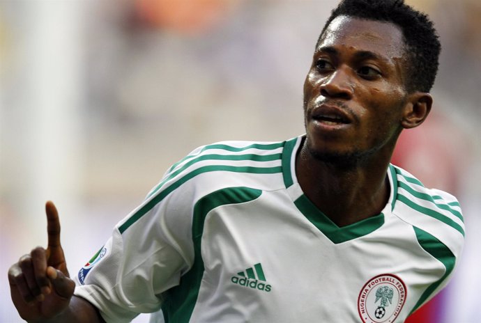 El jugador de Nigeria Nnambi Oduamadi 