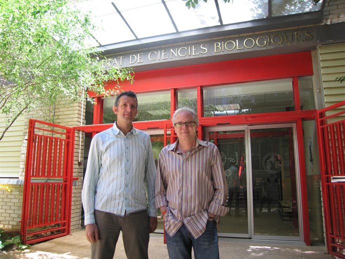 Los profesores Ismael Mingarro y Jesús Salgado 