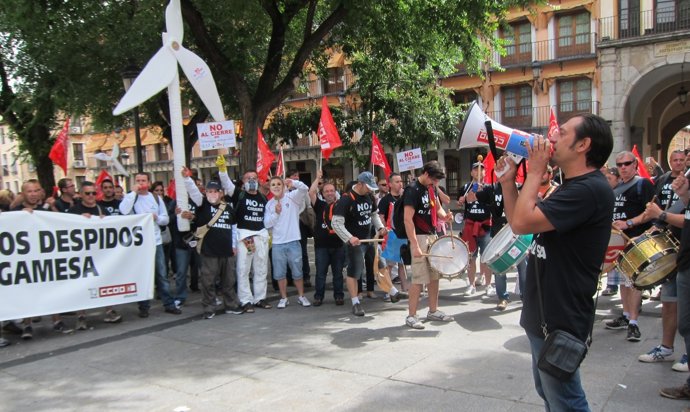 Manifestación gamesa