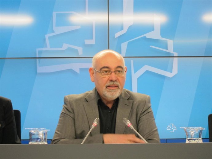 El portavoz parlamentario del pse, jose antonio pastor