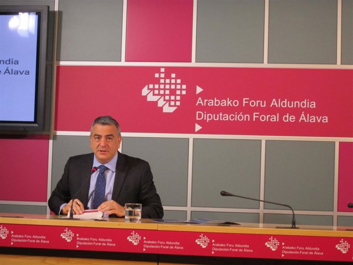 El diputado general de alava, javier de andrés