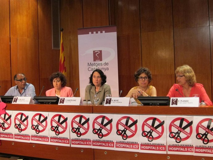 Rueda de prensa de Metges de Catalunya