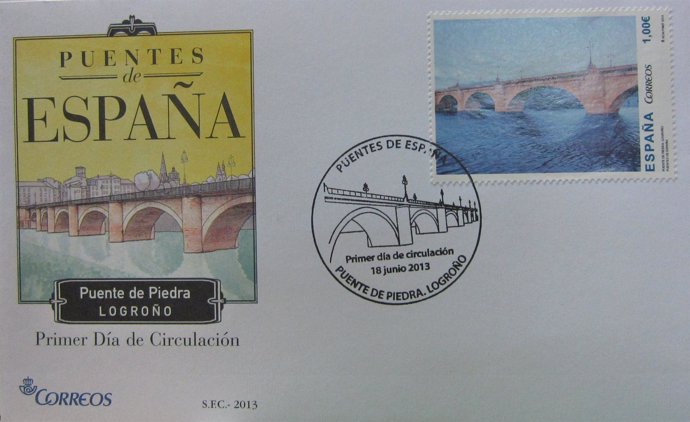 Imagen del sello, en su primera carta