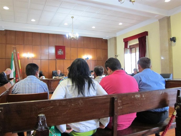 Acusados en la vista de hoy