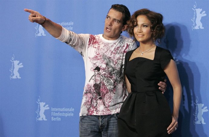 Antonio Banderas y Jennifer Lopez 