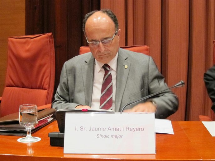 El síndic mayor de cuentas, Jaume Amat