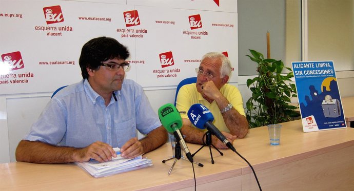 Miguel Ángel Pavón y José Antonio Fernández Cabello, en rueda de prensa