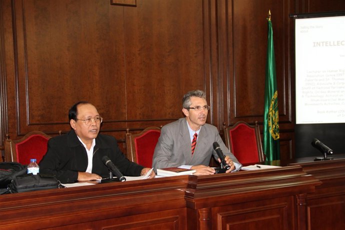 El abogado Nikolas Simanjuntak