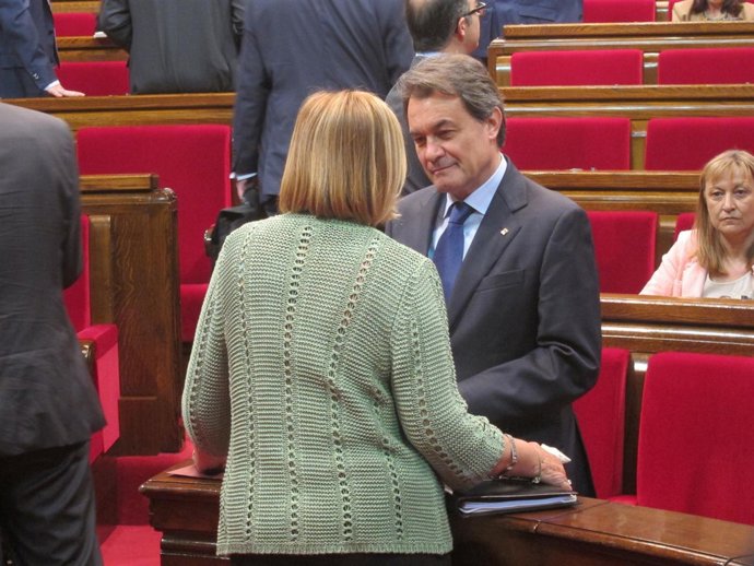 Artur Mas y Núria de Gispert