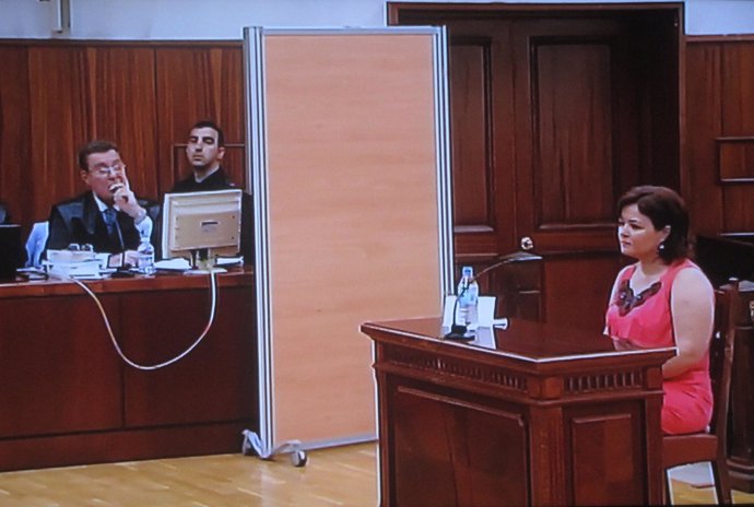 Ruth Ortiz en el juicio