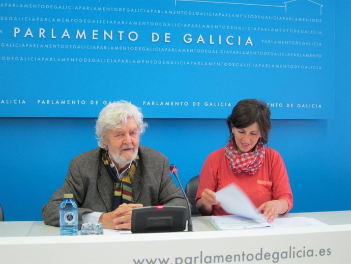 Xosé Manuel Beiras y Yolanda Díaz