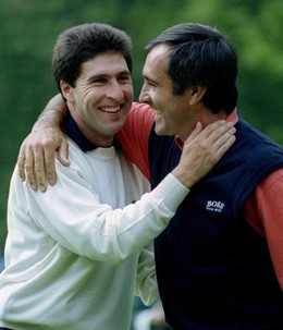 José María Olazabal y Severiano Ballesteros