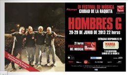 Concierto Hombres G en la Ciudad de la Raqueta