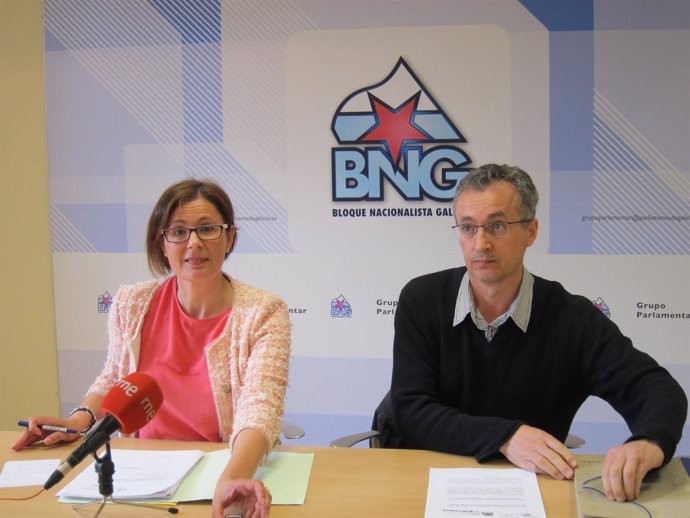 Came Adán y Manuel Soto, en rueda de prensa del BNG